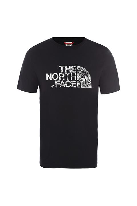 تی شرت مردانه آستین کوتاه مشکی یقه گرد نورث فیس North Face (ساخت آمریکا)